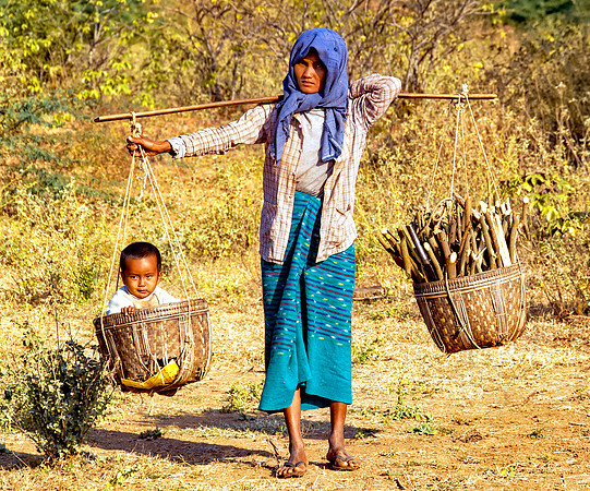 Baby In A Basket, Burma
