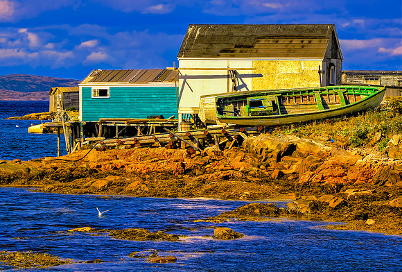 Battle Harbour Fishing Shacks, Labrador, Canada