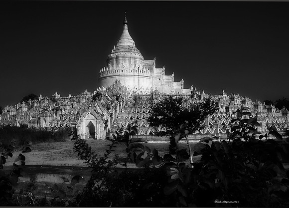 Ancient Pagoda At Mingun Burma 8 signed