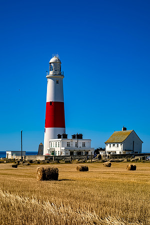 1906 Lighthouse and Keepers Quarters,Bill, Portland, U.K