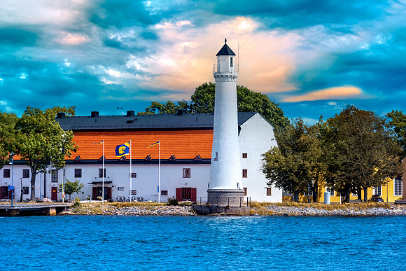 Buildings and Light At Karlskrona Sweden 1