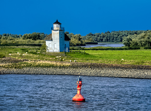 At Channel Marker 108 Elbe River Germany 16