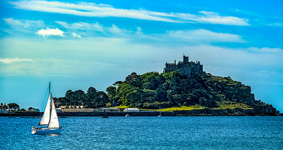 Castle On An Island Cornwall U.K 2