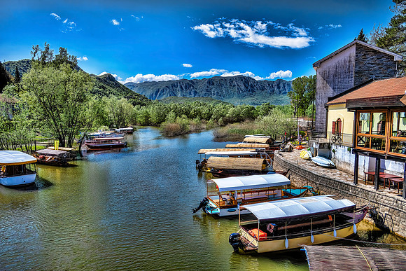 Boat Basin Skadar Lake Montenegro 16