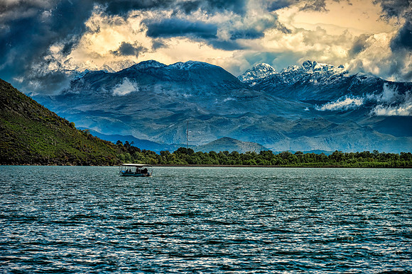 Crossing Skadar Lake Montenegro 16