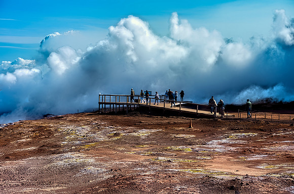 Active Geyser Field Iceland 1