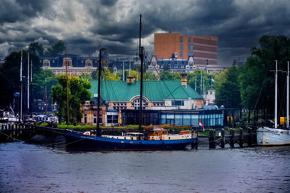 Antwerp Belgium On A Rainy Day 1