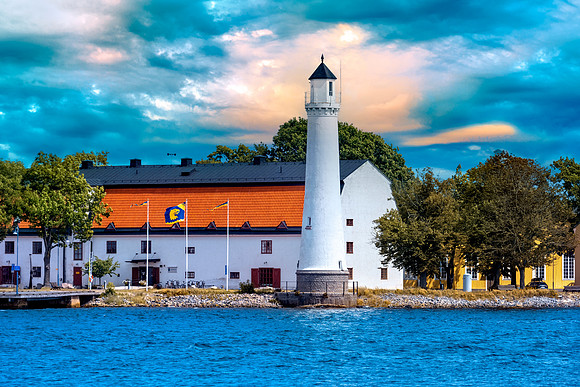 Buildings and Light At Karlskrona Sweden 1