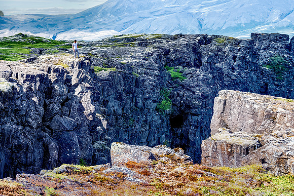 Chasm At Pingvellir National Park Iceland 16