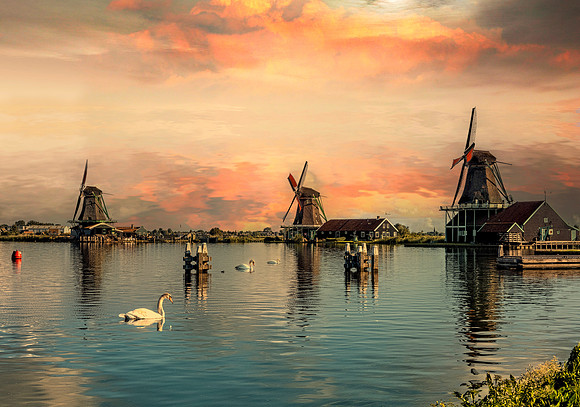 Bucolic Zaanse Schans Netherlands  2