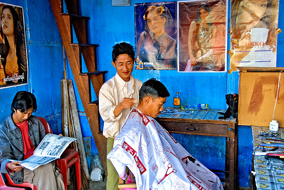 Barber Shop Ka Law Burma 26