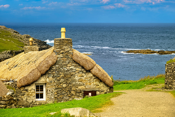 Gearrannan Blackhouse Village, Isle of Lewis, Scotland