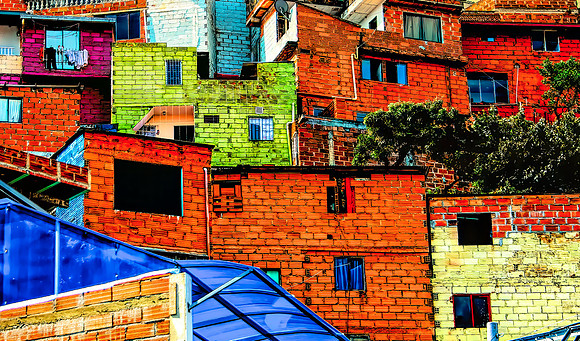 Facades Comuna 13 Medellin Colombia 26