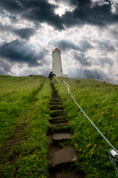 Climb to the Lighthouse, Iceland