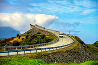Approach To Bridge, Atlantic Ocean Road, Norway