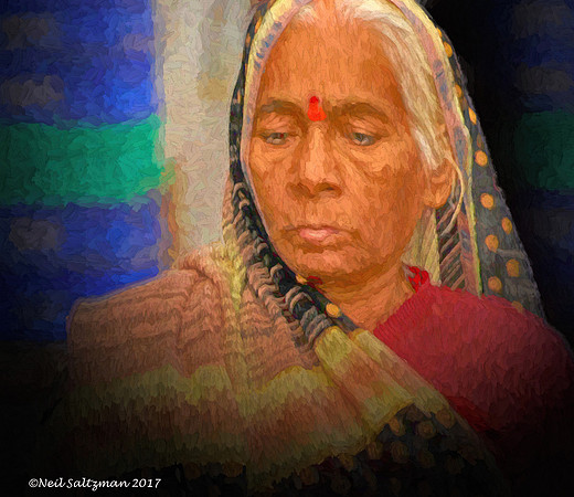 A Woman Of Varanasi 1 painted 2 signed