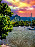 Atuona Harbor Hiva Oa Island French Polynesia 91-1A